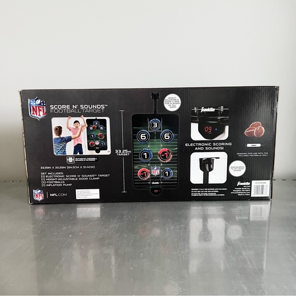 Franklin Sports NFL Score N’ Sounds Electronic Football Target Toss Game - Picture 11 of 12